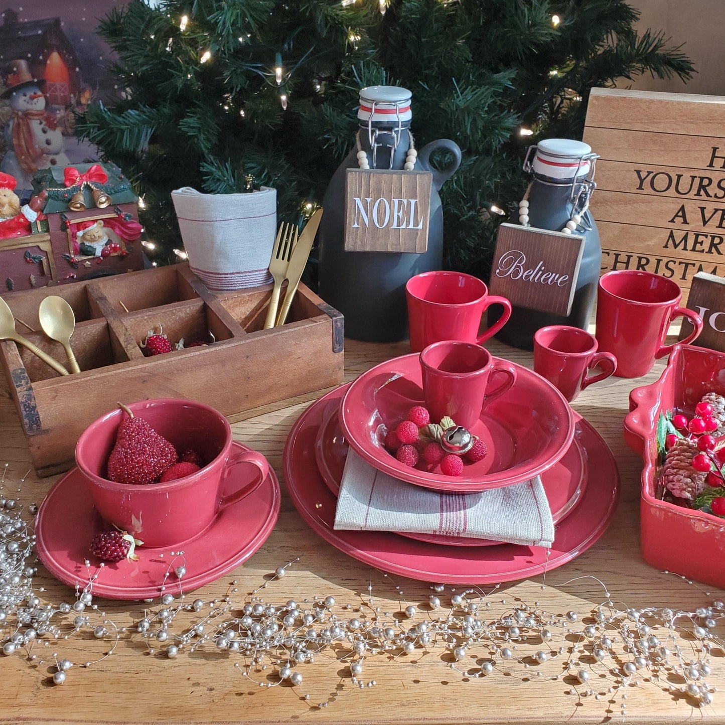 Cecilia Espresso Mug - Red