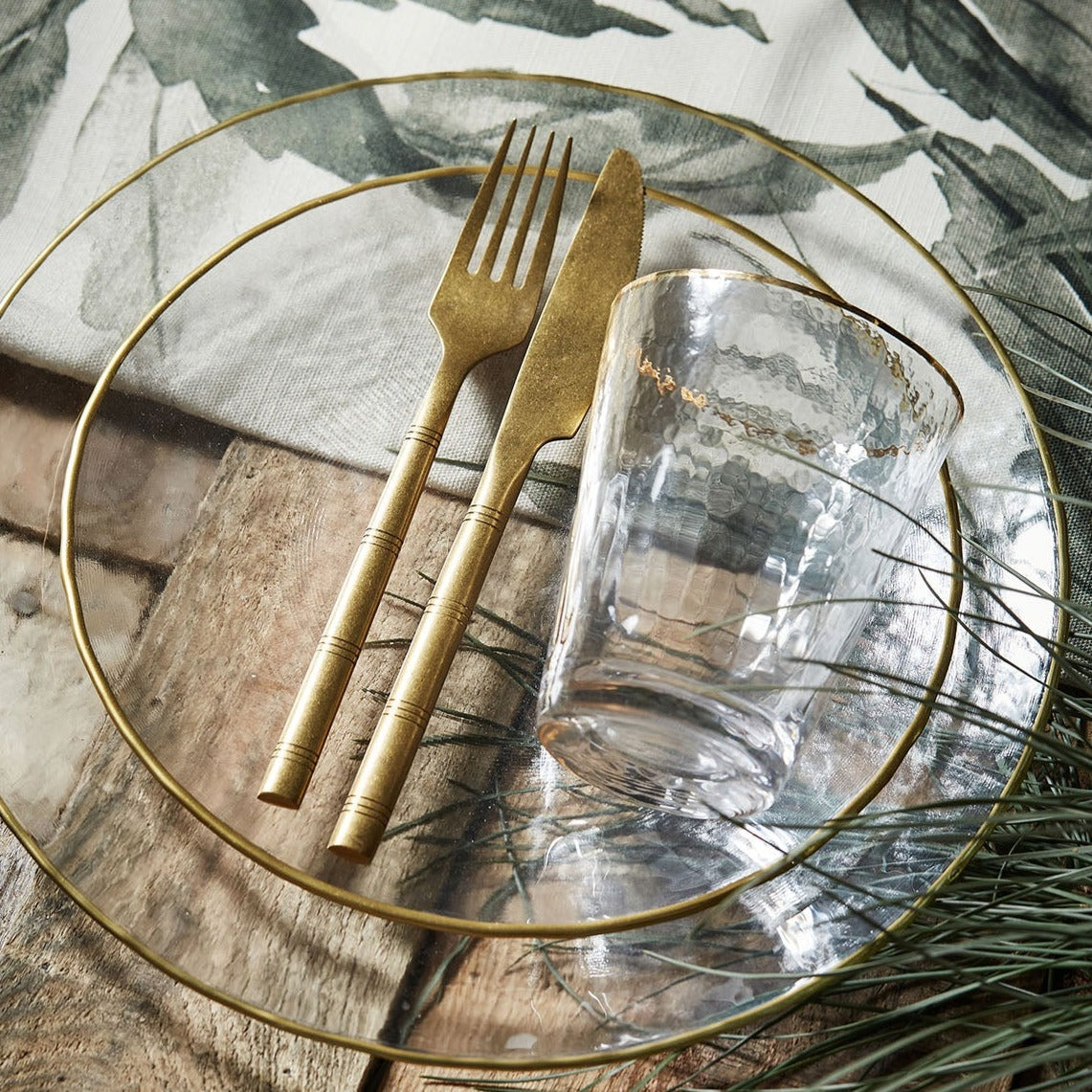 Vintage Gold Flatware - 4 Pieces