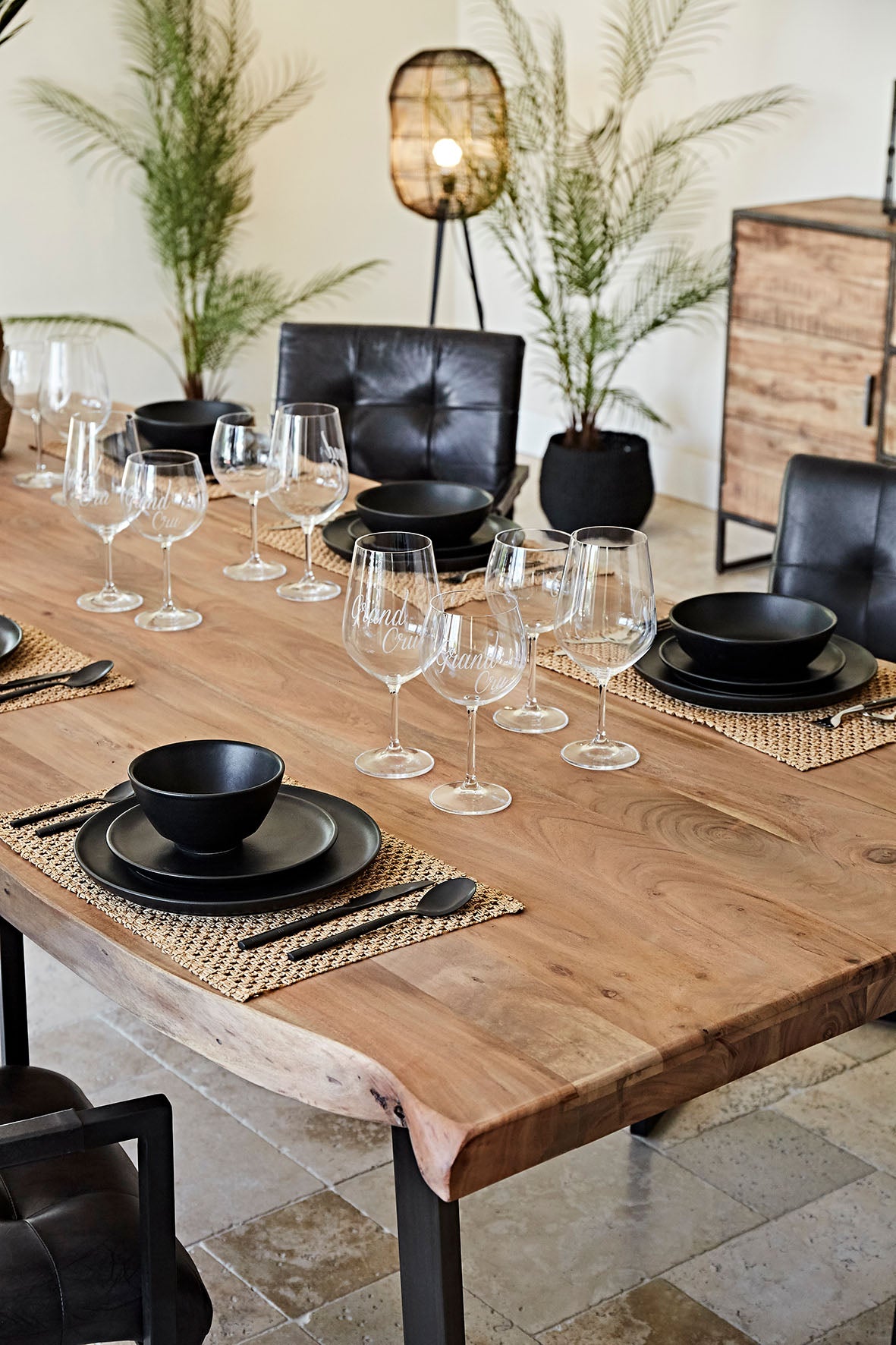 Ingrid Dinnerware Bowl - Black