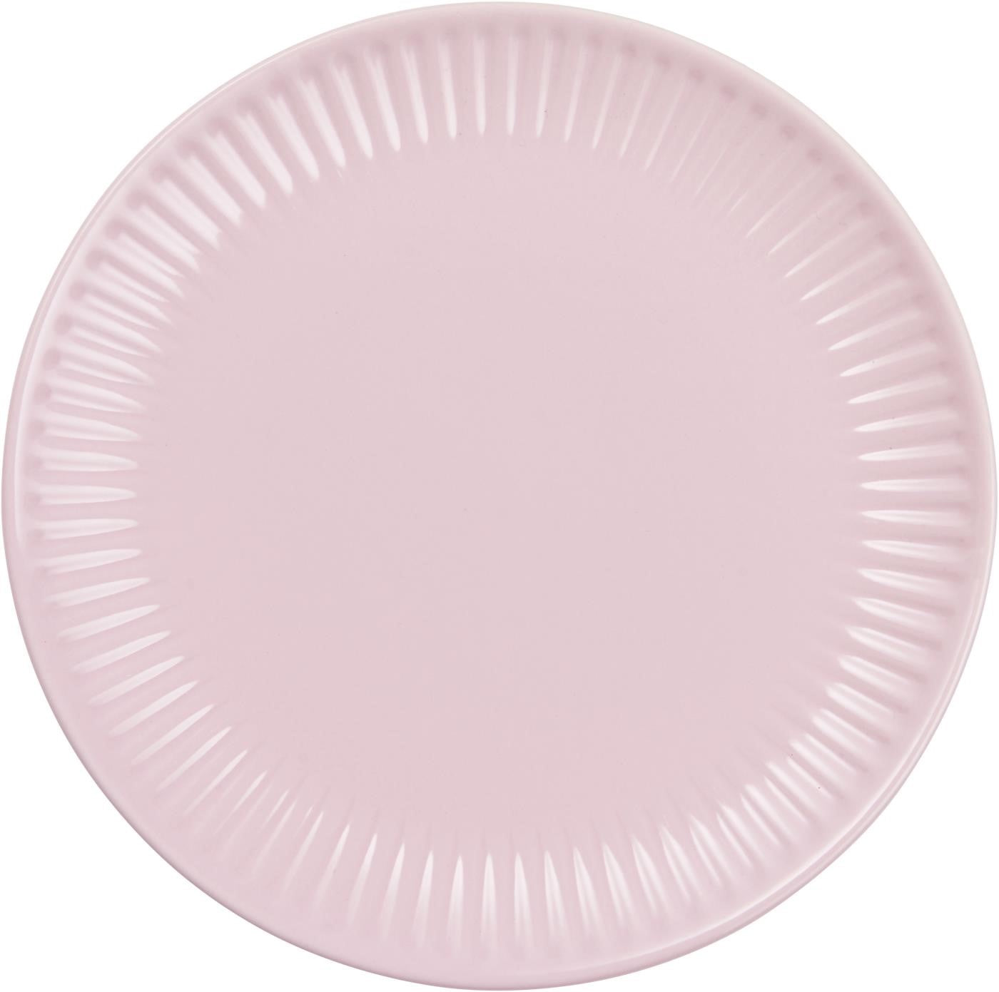 English Rose Salad/Dessert Plate - Pink