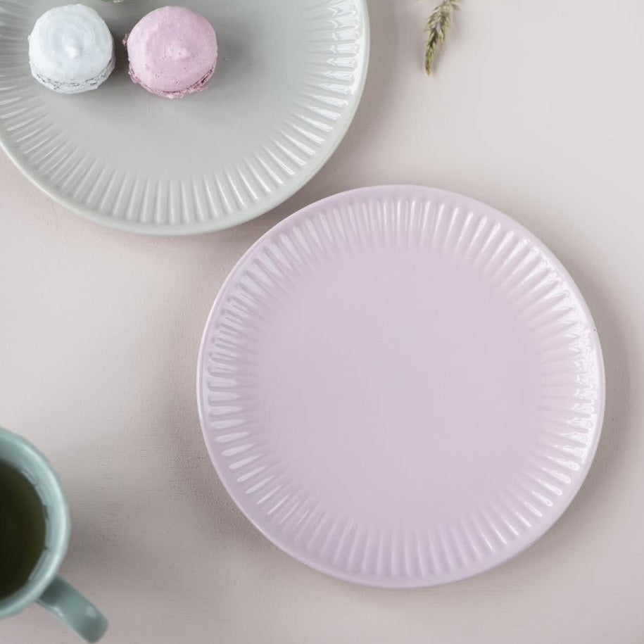 English Rose Salad/Dessert Plate - Pink