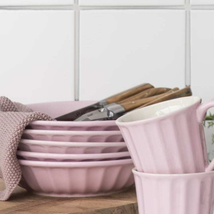English Rose Soup Bowl - Pink