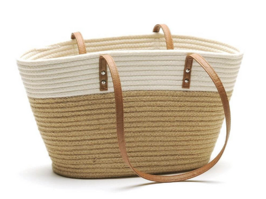 Jute Picnic Tote