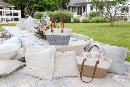 Jute Picnic Tote