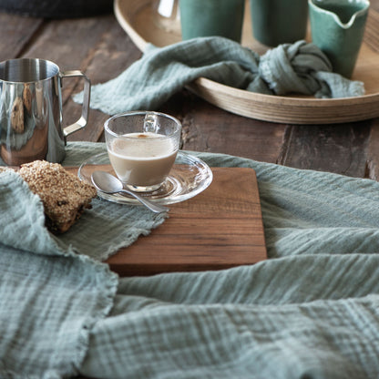 Chloe Cup & Saucer - Glass    *Exclusive to Blu*