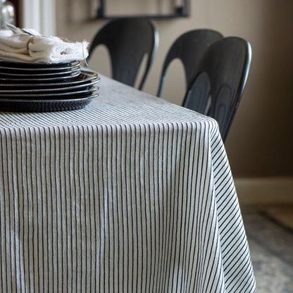 Black & White Striped Tablecloth    *Exclusive to Blu*