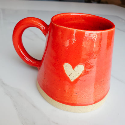 Rustic Mug - Hearts