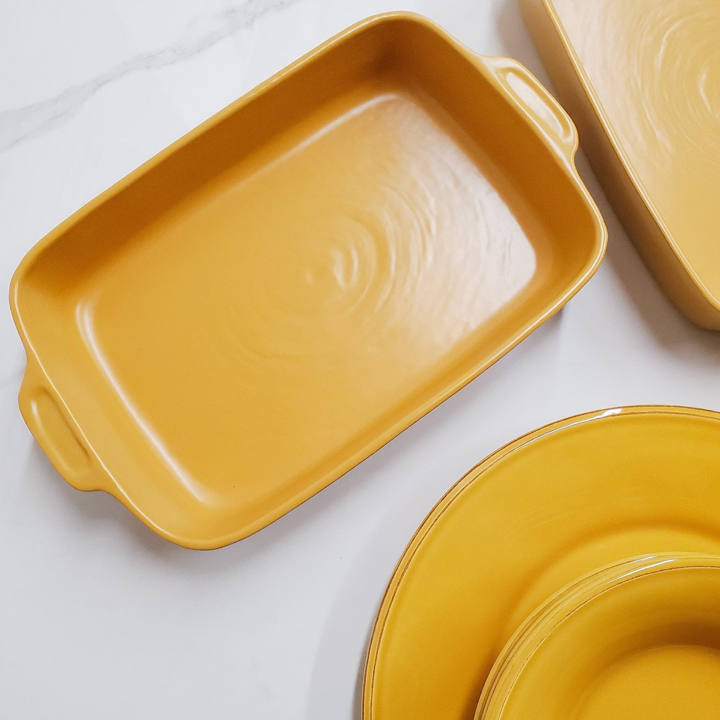 Oven Dish - Mustard Yellow