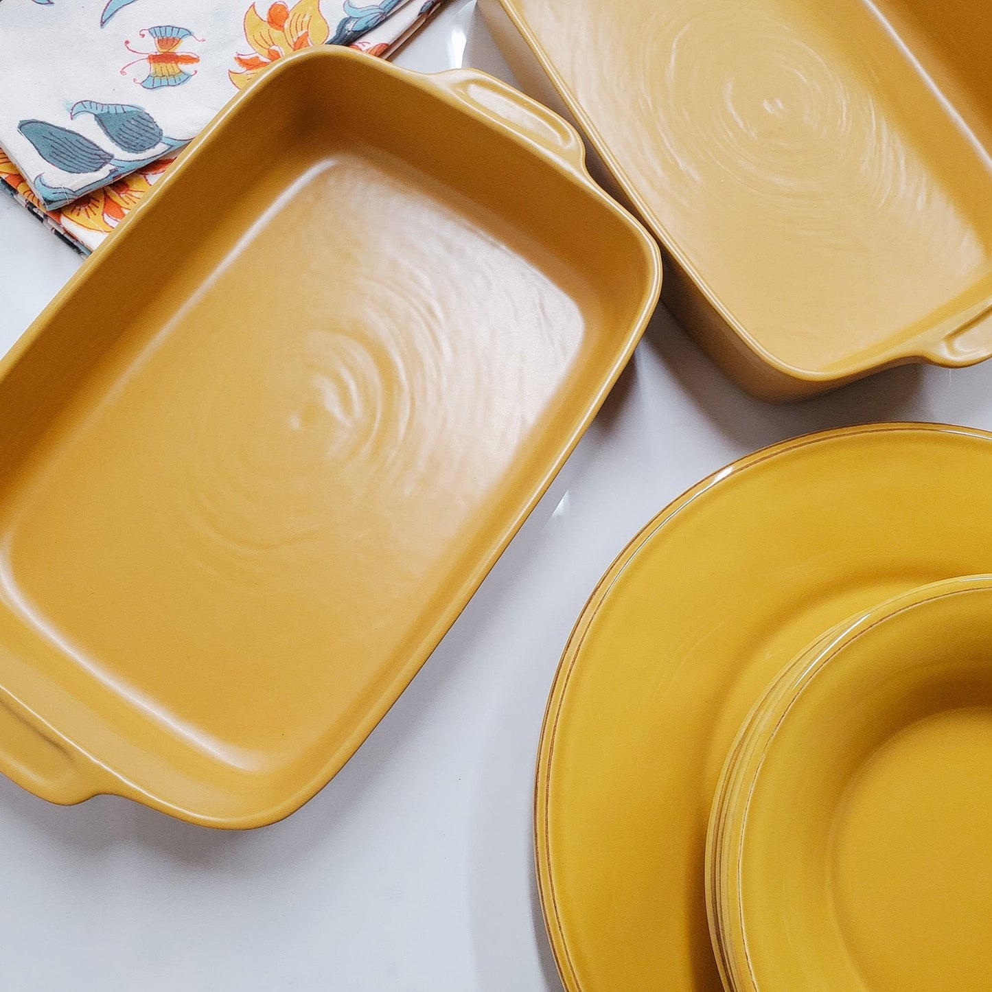 Oven Dish - Mustard Yellow