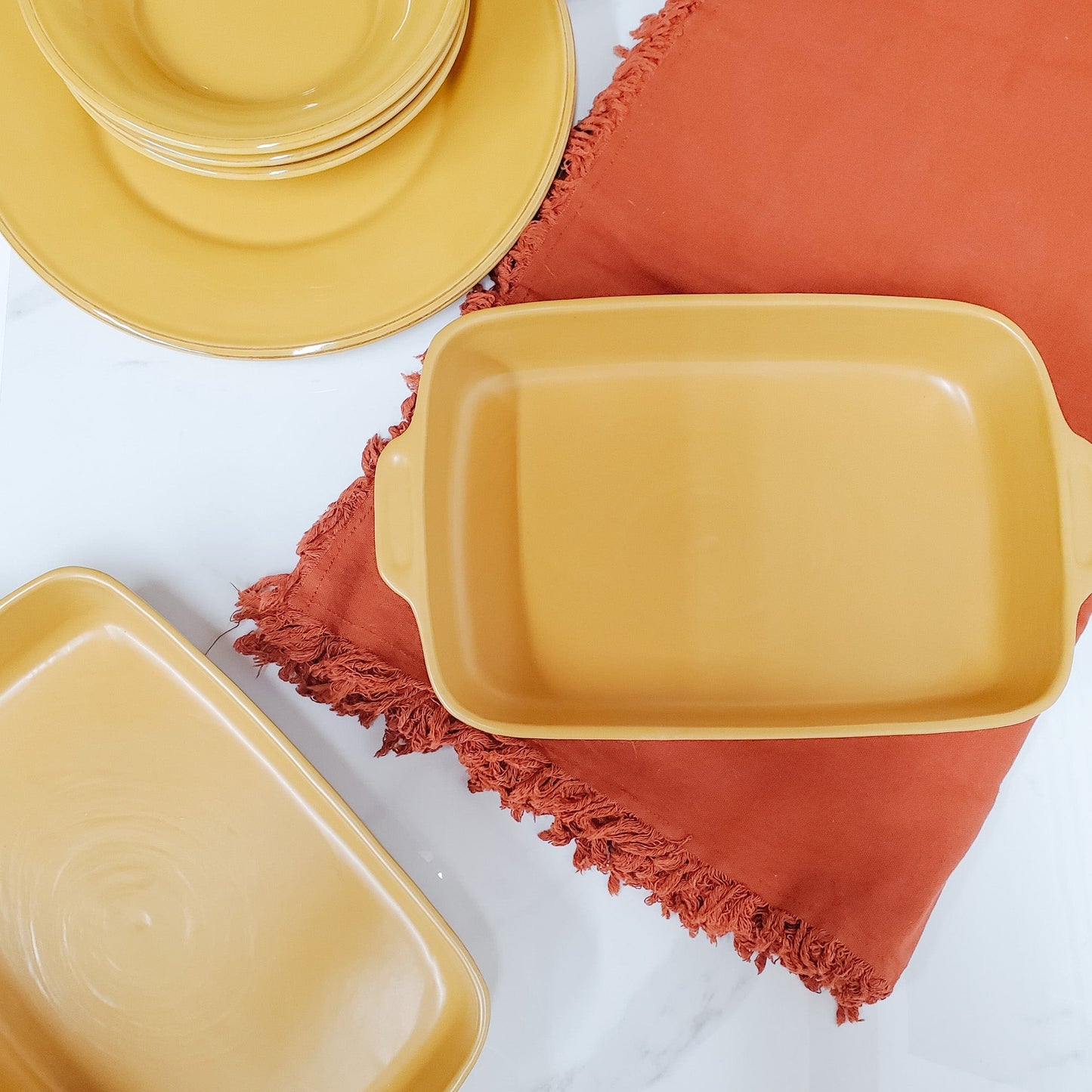 Oven Dish - Mustard Yellow