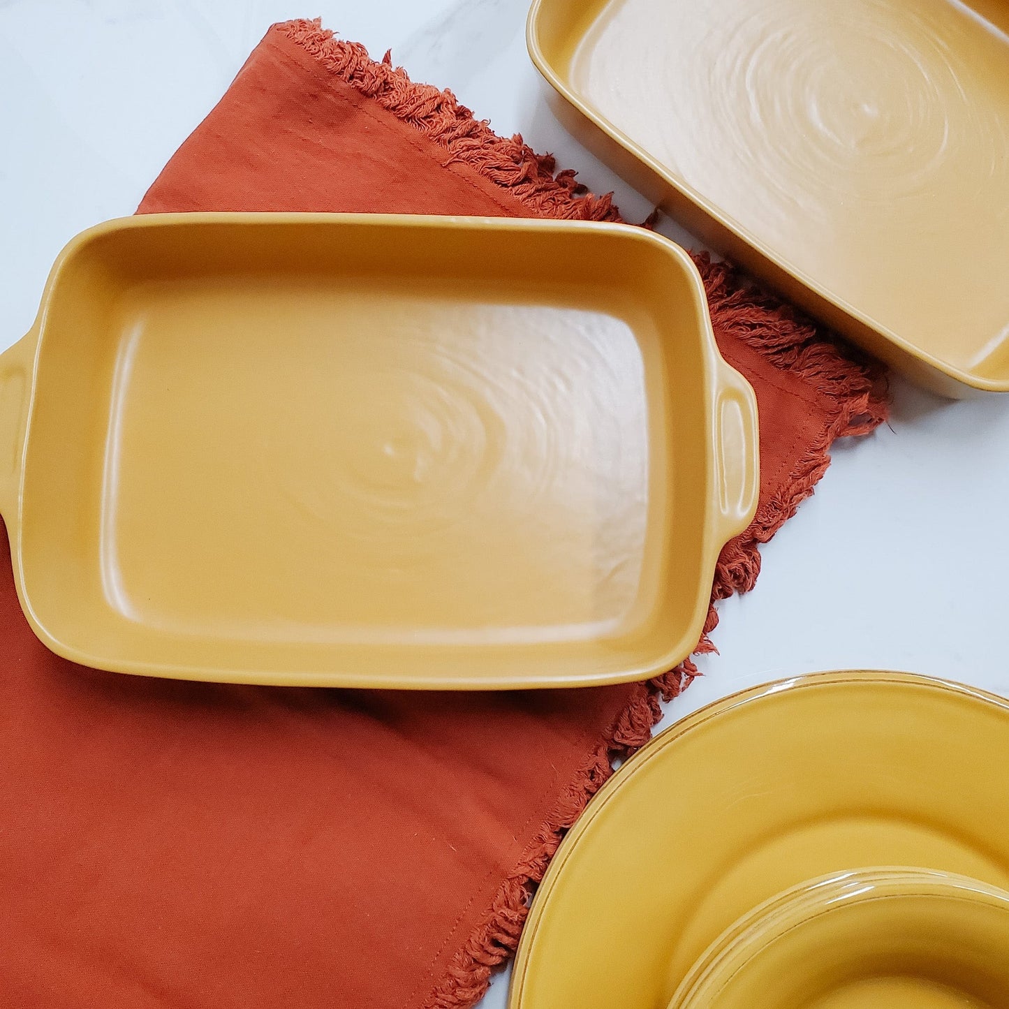 Oven Dish - Mustard Yellow