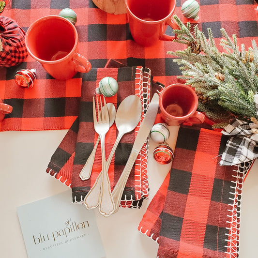 Cottage Plaid Napkins - 30% Off!