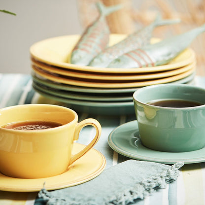 Cecilia Salad/Dessert Plate - Yellow    *Exclusive to Blu*