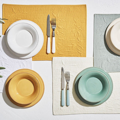 Cecilia Salad/Dessert Plate - Yellow    *Exclusive to Blu*