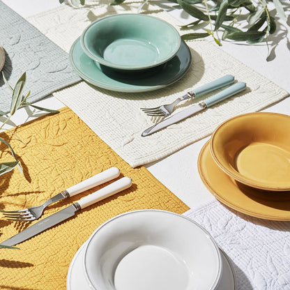 Cecilia Dinner Plate - White    *Exclusive to Blu*