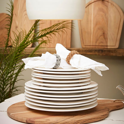 Cecilia Dinner Plate - White    *Exclusive to Blu*