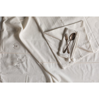Blanca Woven Tablecloth
