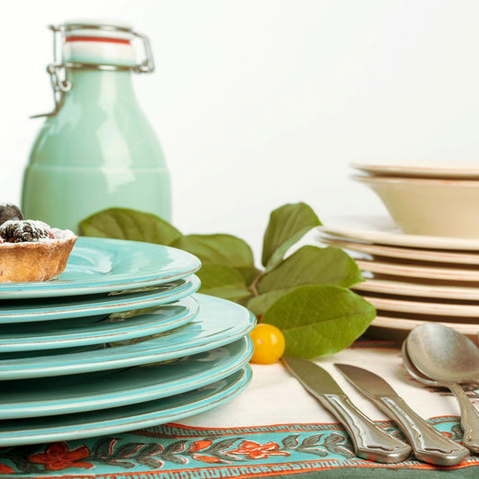 Cecilia Dinnerware Set  - Turquoise - 70% off