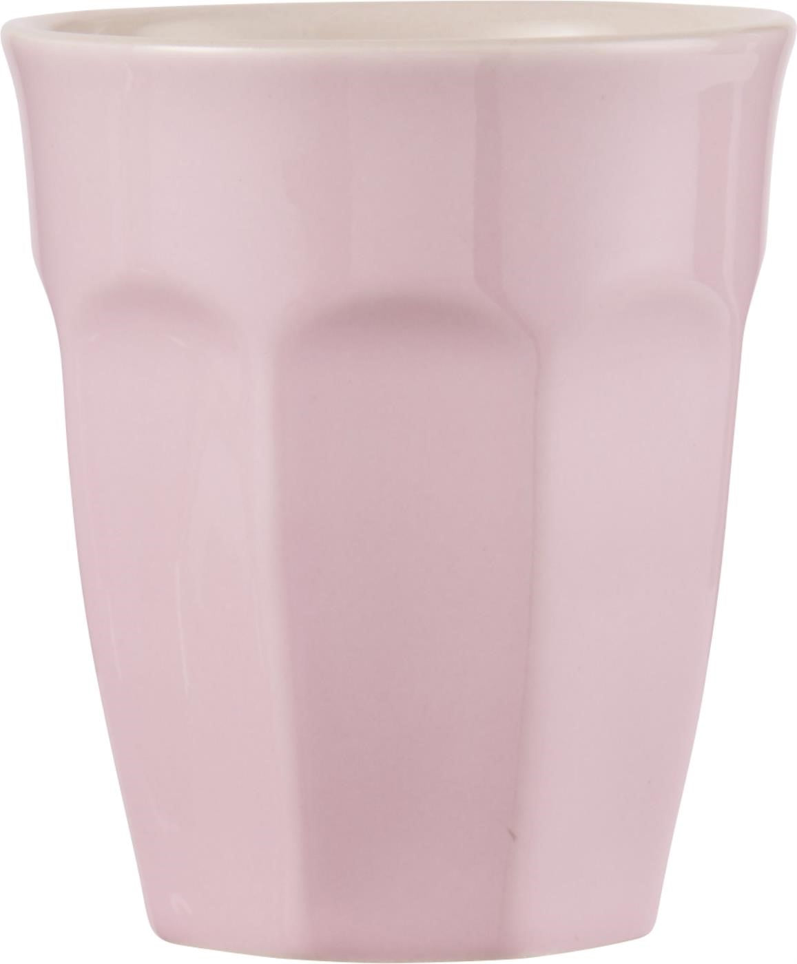 English Rose Café Latte Glass - Pink