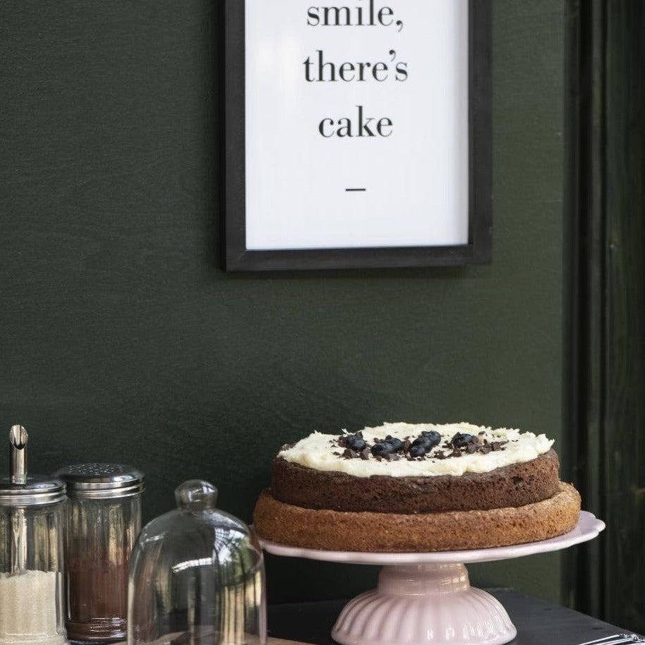 English Rose Cake Platter - Pink