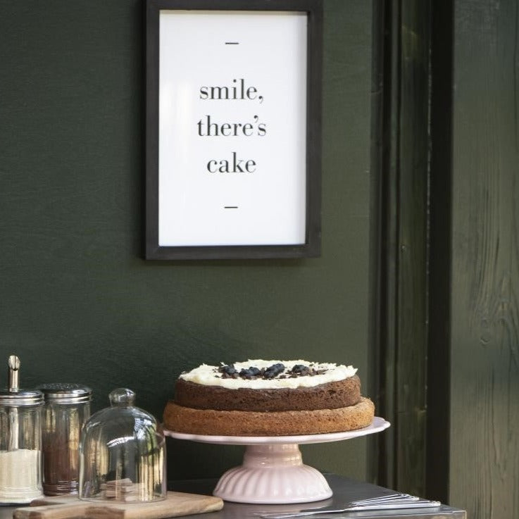 English Rose Cake Platter - Pink