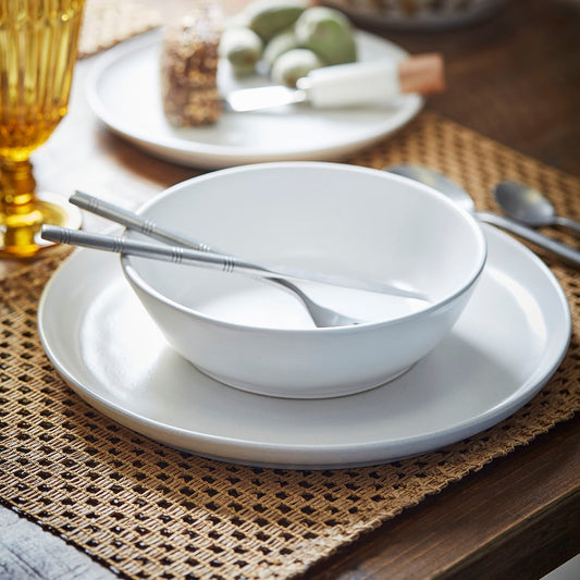 Ingrid Dinnerware Dessert/Salad Plate - White