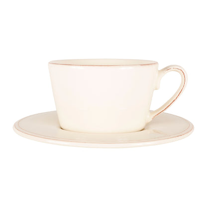 Cecilia Cup & Saucer - Ivory    *Exclusive to Blu*