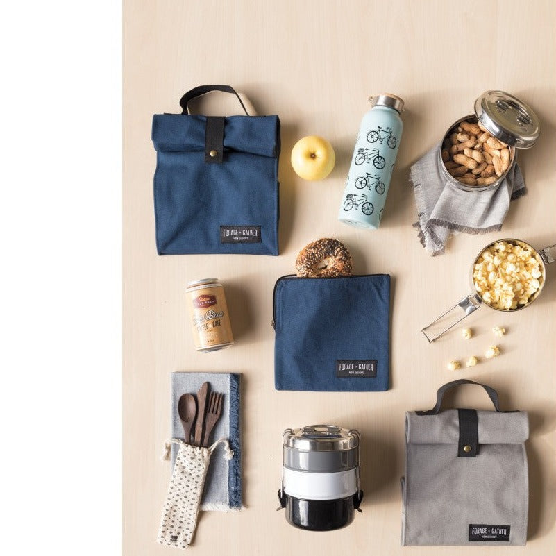 Forage & Gather Lunch Bag - Navy