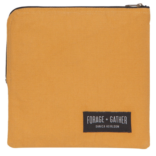 Forage & Gather Snack Bag - Mustard Yellow